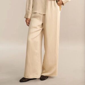 Jenni Kayne Summer Demi Pant in Oatmeal, Size S